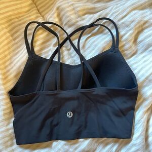 lululemon athletica Black Strappy Sports Bra
